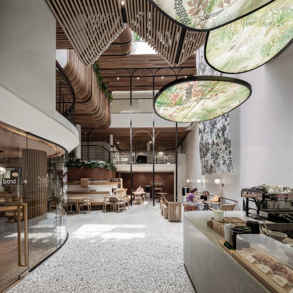 A Sculptural Facade Hides One Of This City's Most Tranquil Stays