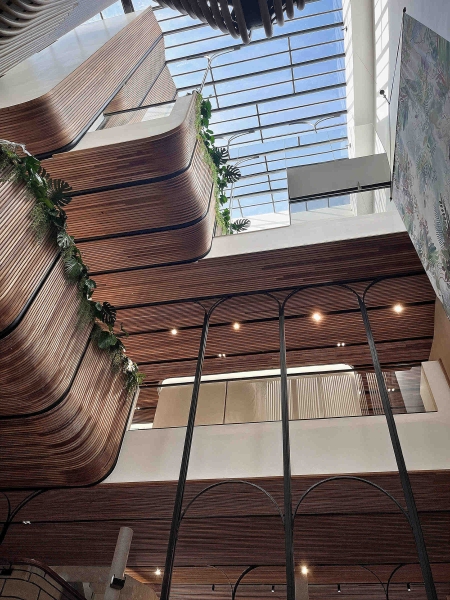 A Sculptural Facade Hides One Of This City's Most Tranquil Stays