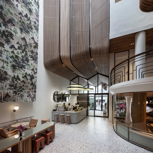 A Sculptural Facade Hides One Of This City's Most Tranquil Stays
