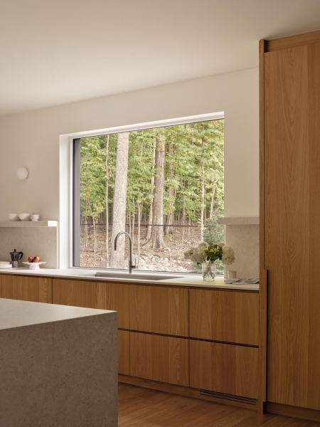 At First It Looks Simple, Then You Notice the Curved Fireplace and Built-In Lounge