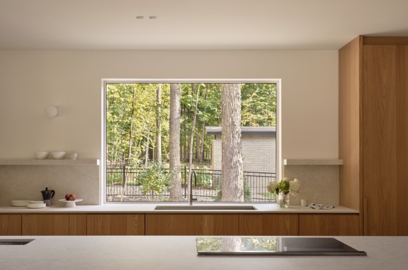 At First It Looks Simple, Then You Notice the Curved Fireplace and Built-In Lounge