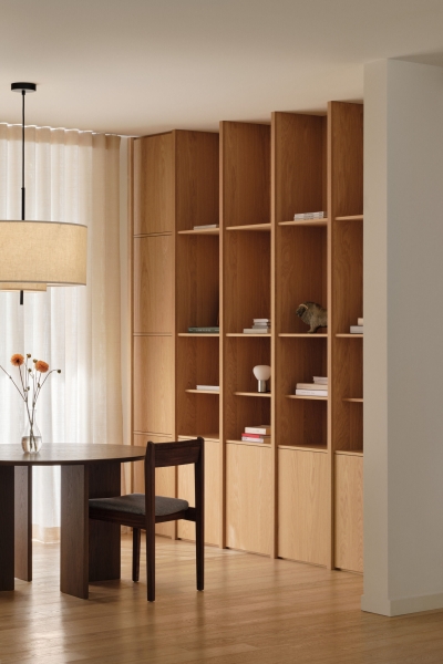At First It Looks Simple, Then You Notice the Curved Fireplace and Built-In Lounge