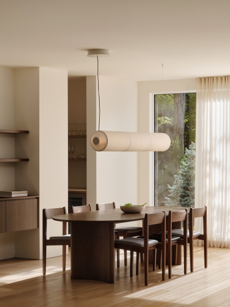 At First It Looks Simple, Then You Notice the Curved Fireplace and Built-In Lounge