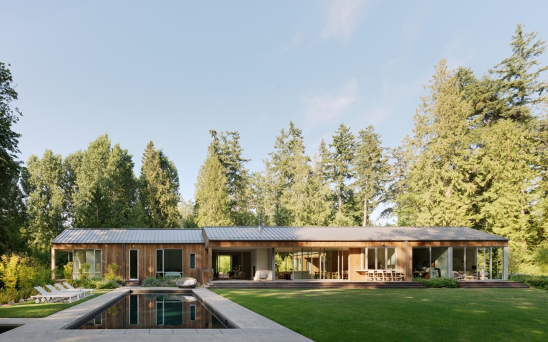 Inside a Wooded Hideaway Where Every Room Opens to Nature, Even the Sauna