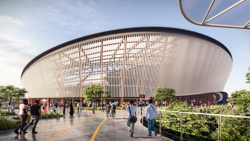 Populous Reimagines Shah Alam Sports Complex with Sustainable, World-Class Design