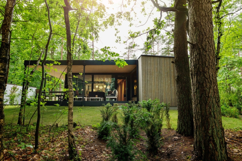 Prefab Meets Luxury in This Modular Forest Cottage