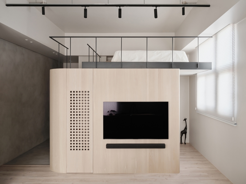 The Clever Loft Bed Setup That Makes This Apartment Feel Huge