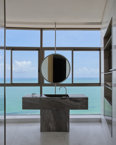 The Horizon Shapes Every Room Inside This Apartment