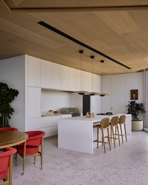 The Horizon Shapes Every Room Inside This Apartment