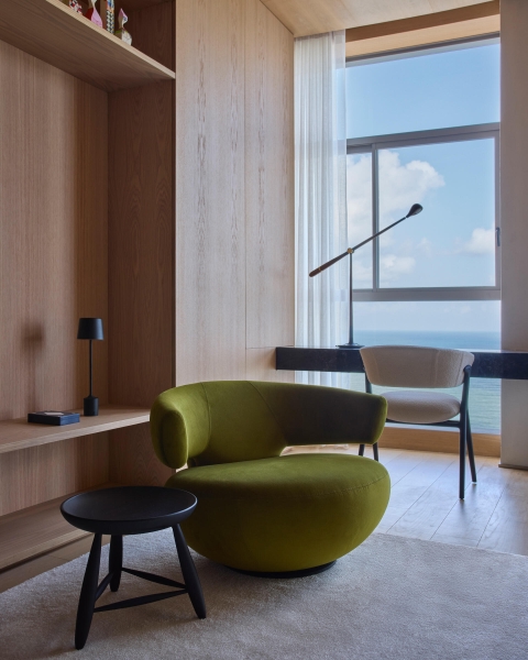 The Horizon Shapes Every Room Inside This Apartment