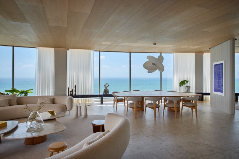 The Horizon Shapes Every Room Inside This Apartment