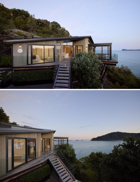 The Ocean Is Just Below: A Home That Hangs Off The Edge Of A Cliff
