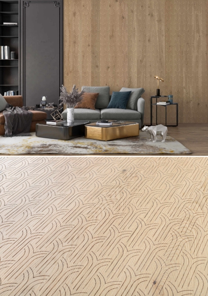 These Designs Turn Wood Walls Into Vertical Art
