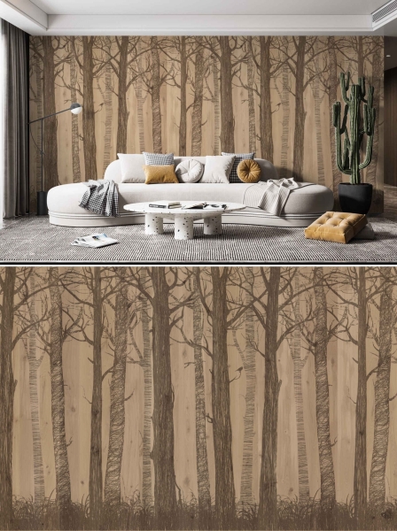These Designs Turn Wood Walls Into Vertical Art