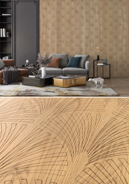 These Designs Turn Wood Walls Into Vertical Art