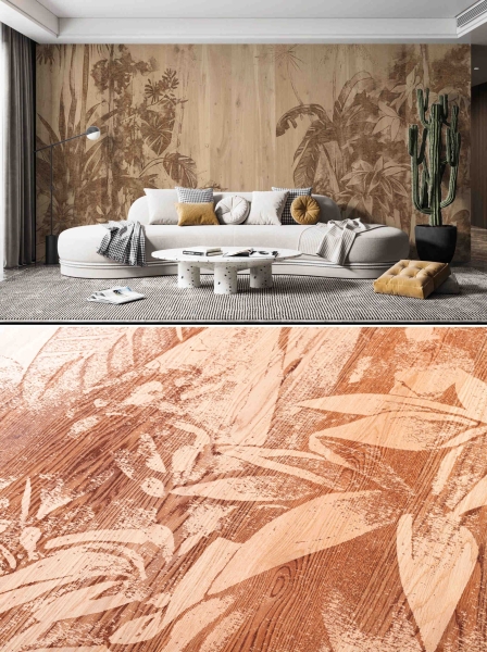 These Designs Turn Wood Walls Into Vertical Art