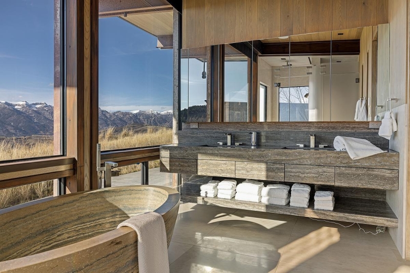 This Grass-Roofed Home With Stone Walls Feels Like It Grew From the Mountain