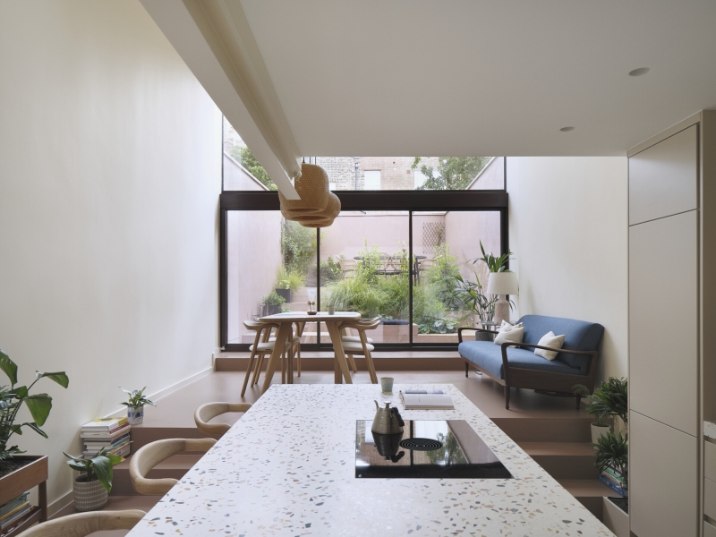 This Renovated Home Opens Up to Light and a Terraced Garden