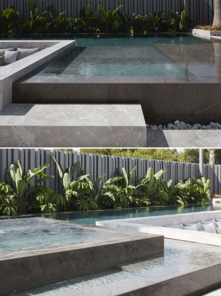 Tucked Behind This Minimalist Home Is a Backyard Oasis