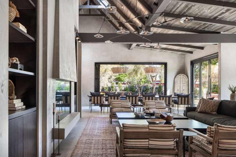 Two Sisters Turned a Barn into an Elegant Wine Room
