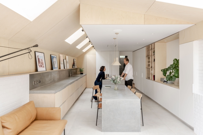 A black wood extension turned this house in London into a light filled garden home