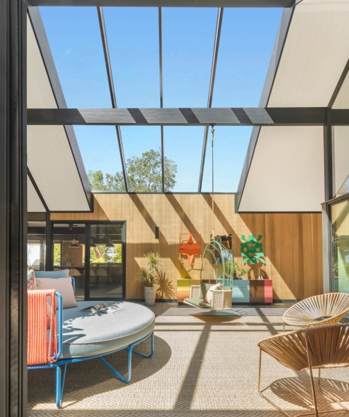 A Mid-Century Modern Home Reimagined for a Family in California