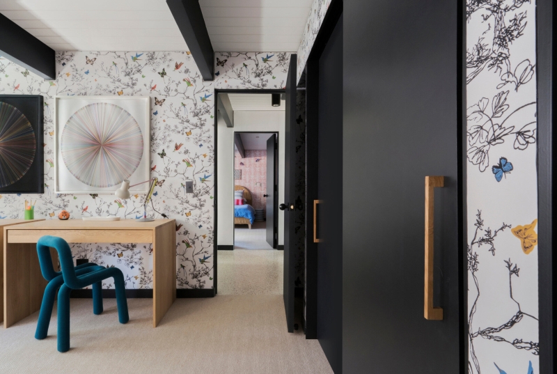 A Mid-Century Modern Home Reimagined for a Family in California