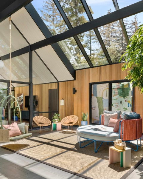 A Mid-Century Modern Home Reimagined for a Family in California