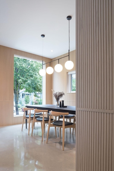 A Scandinavian Cabin Aesthetic Shaped This Striking Urban Home