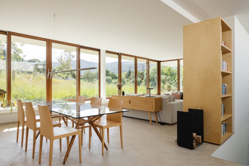 Blending Into Nature: A Half-Buried House With A Green Roof