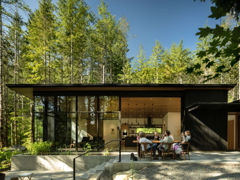 Inside the Forest Home That’s All About Light, Space, and Simplicity