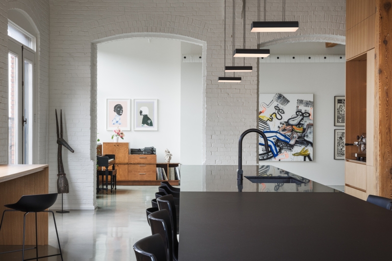 Modern Living Meets Montreal’s History in a Striking Loft Transformation