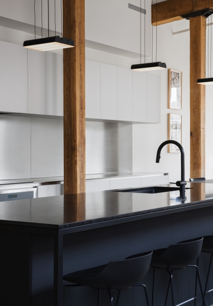 Modern Living Meets Montreal’s History in a Striking Loft Transformation