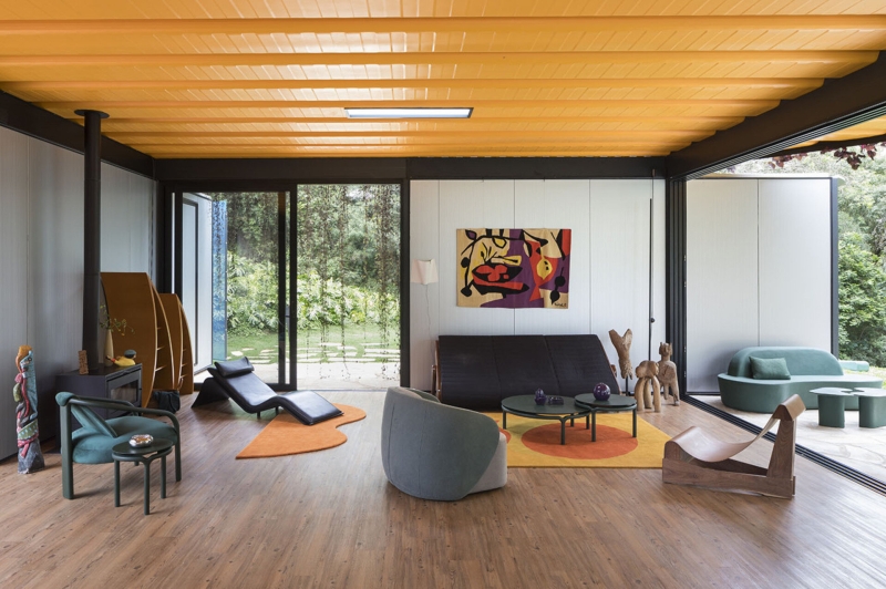 Prefab, But Make It Joyful: Inside a Colorful Modular Escape