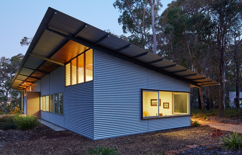 The Clever Design Behind This Modern Forest House