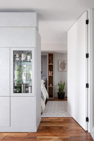 This apartment's moving walls hide a secret bedroom