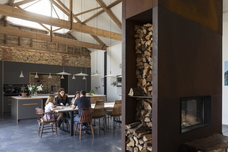 This Barn Conversion Balances Rustic Charm With Industrial Edge