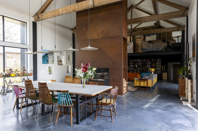 This Barn Conversion Balances Rustic Charm With Industrial Edge