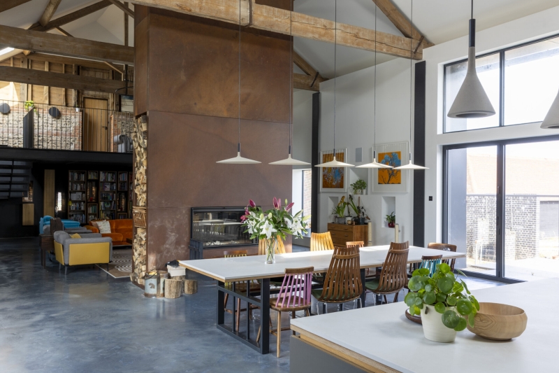 This Barn Conversion Balances Rustic Charm With Industrial Edge