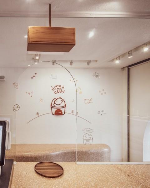 This Bubble Tea and Ice Cream Shop Is Designed to Feel Like a Bear Cave