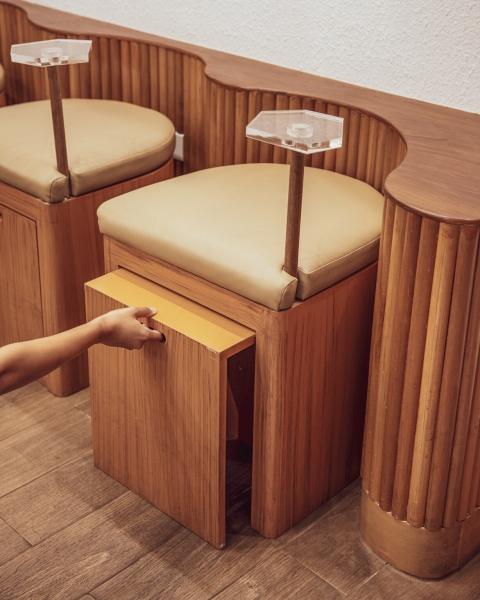 This Bubble Tea and Ice Cream Shop Is Designed to Feel Like a Bear Cave