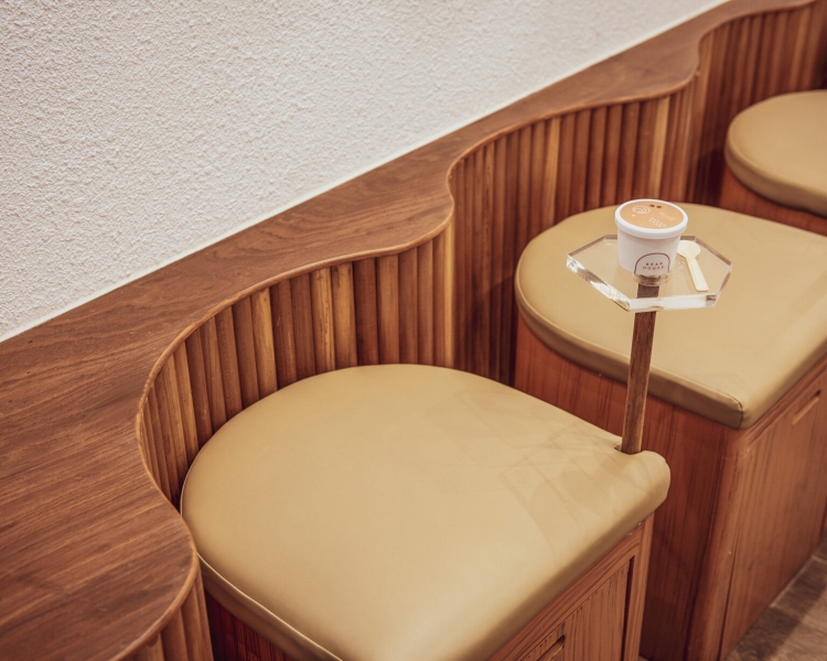 This Bubble Tea and Ice Cream Shop Is Designed to Feel Like a Bear Cave