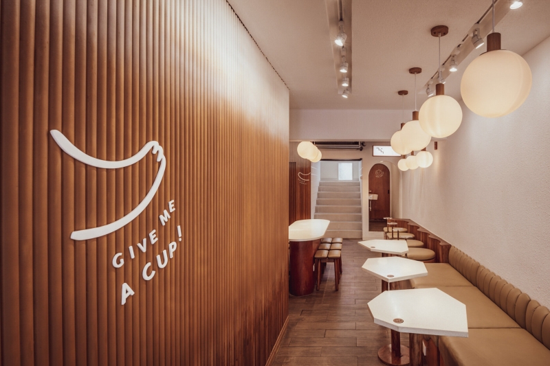 This Bubble Tea and Ice Cream Shop Is Designed to Feel Like a Bear Cave
