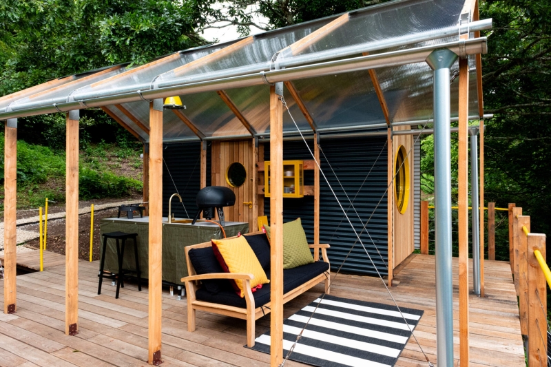 This Elevated Modular Tiny House Is The Woodland Escape You’ve Always Wanted