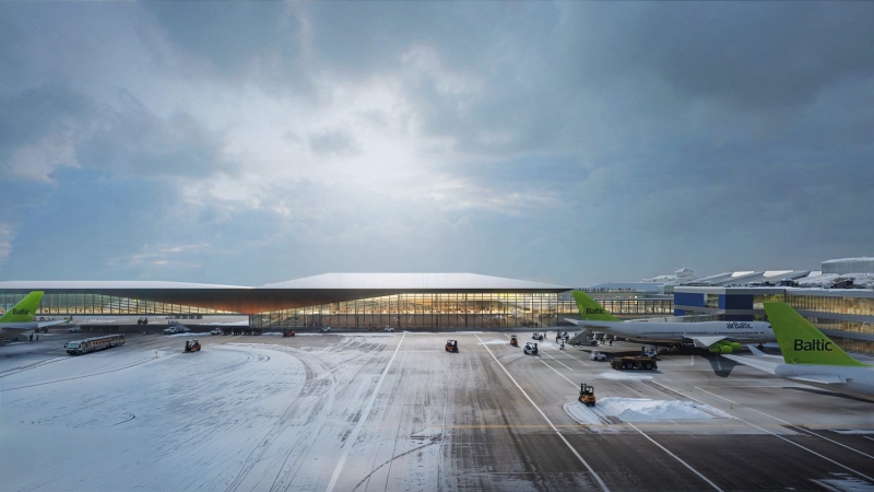 Zaha Hadid Architects Wins Competition to Design New Arrivals Terminal at Vilnius Airport