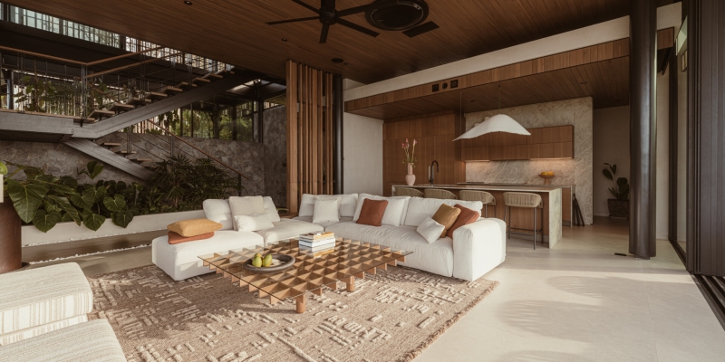 A Hilltop Jungle Retreat With Open-Air Living, and Spa-Like Interiors