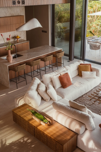 A Hilltop Jungle Retreat With Open-Air Living, and Spa-Like Interiors
