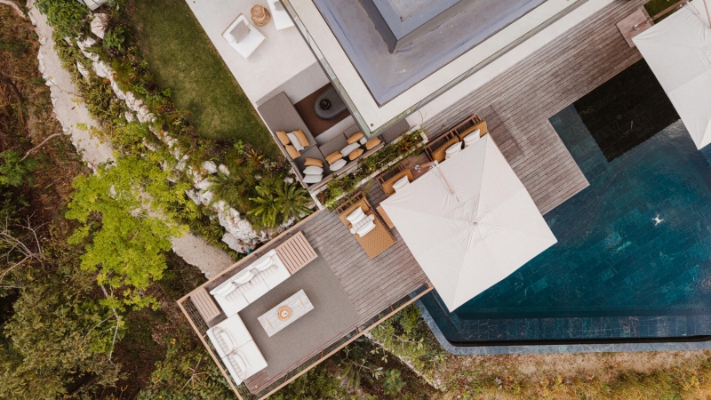 A Hilltop Jungle Retreat With Open-Air Living, and Spa-Like Interiors