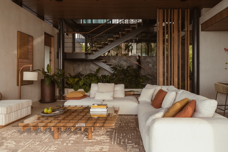 A Hilltop Jungle Retreat With Open-Air Living, and Spa-Like Interiors