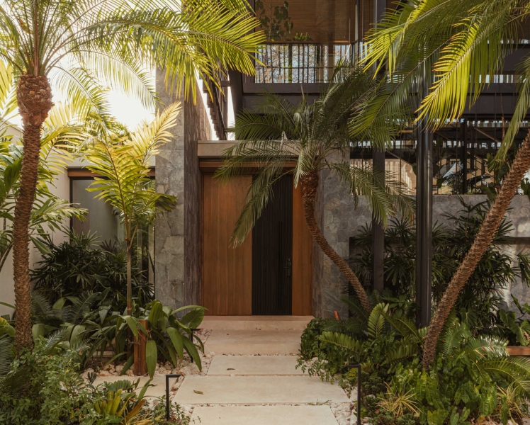 A Hilltop Jungle Retreat With Open-Air Living, and Spa-Like Interiors